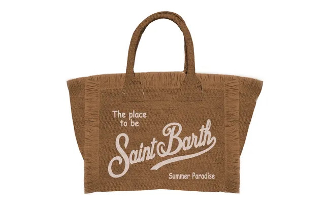 MC2 Saint Barth Vanity Mini Linen borsa donna marrone