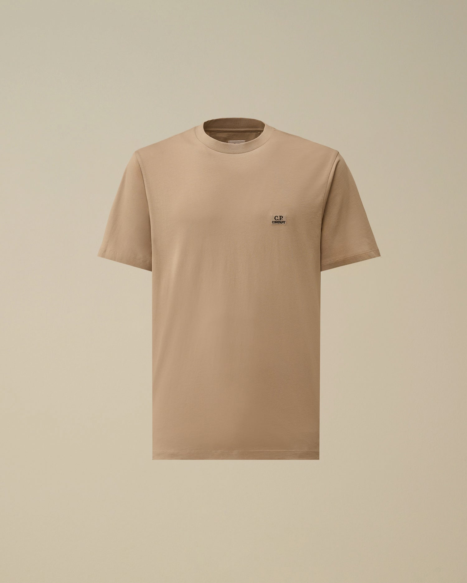 C.P. Company 20CMTS726A T-shirt Uomo Dove Grey patch logo