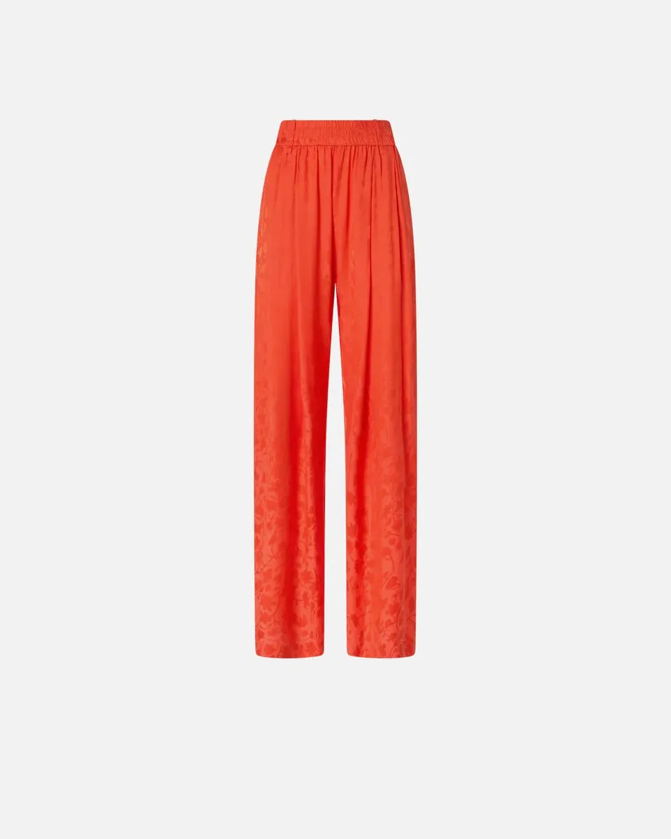 Pinko Bedonia 106802 Pantalone Donna Arancio Floreale