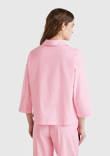 Benetton 4qfz3m00a camicia pigiama donna XS con bottoni