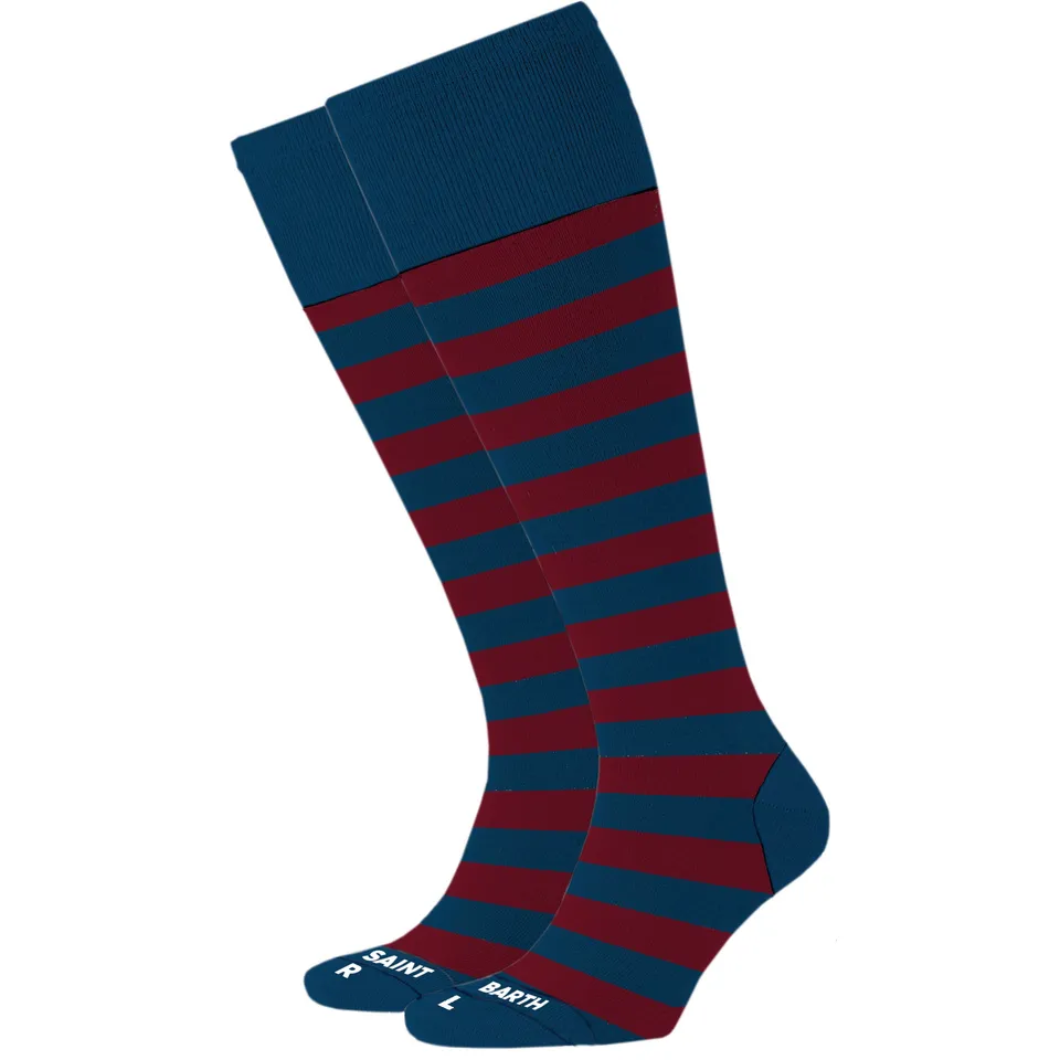 MC2 Saint Barth Sox N calzini uomo bordeaux navy