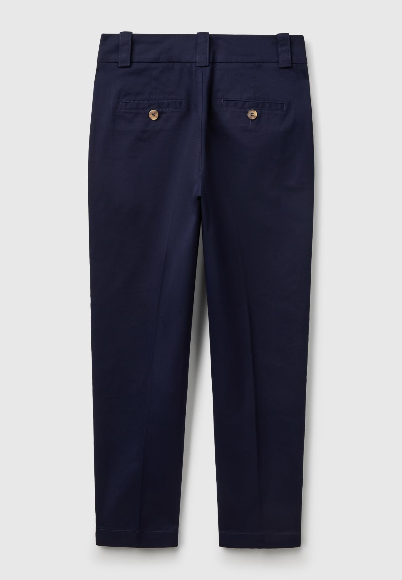 Benetton Pantaloni Twill Cotone Donna Dritto Classico