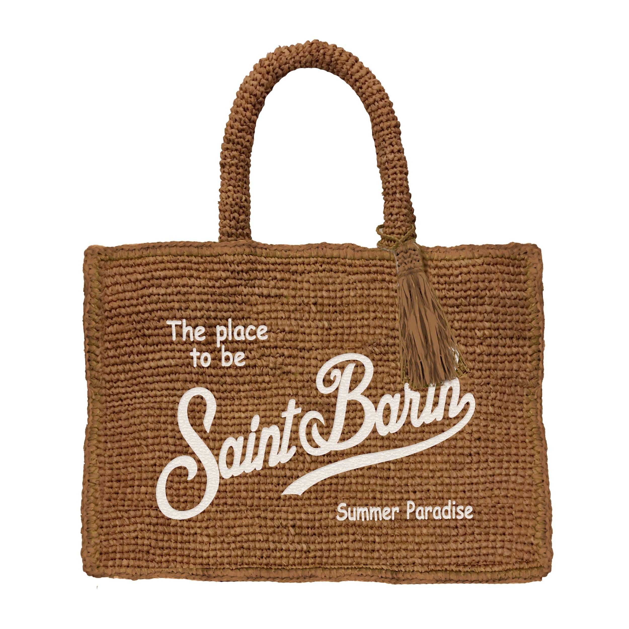MC2 Saint Barth Colette Rafia borsa donna marrone