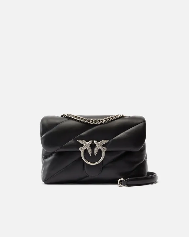 Pinko Love Puff Classic 100038 A0F2 borsa nera trapuntata