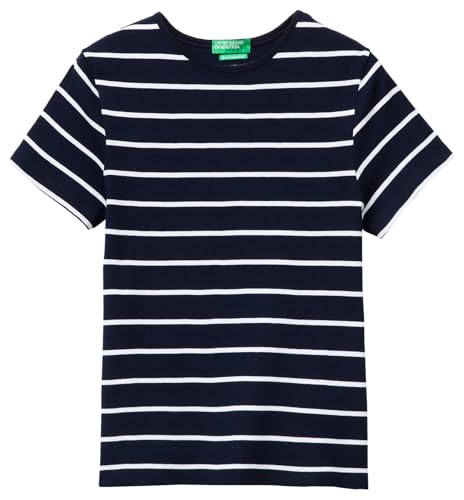 Benetton 339pd10bx T-shirt Donna panna slim fit