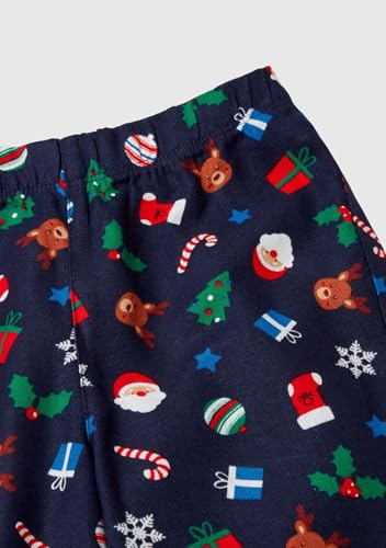 Benetton 4xpr0p008 Pigiama Bambino Flanella Taglia 90
