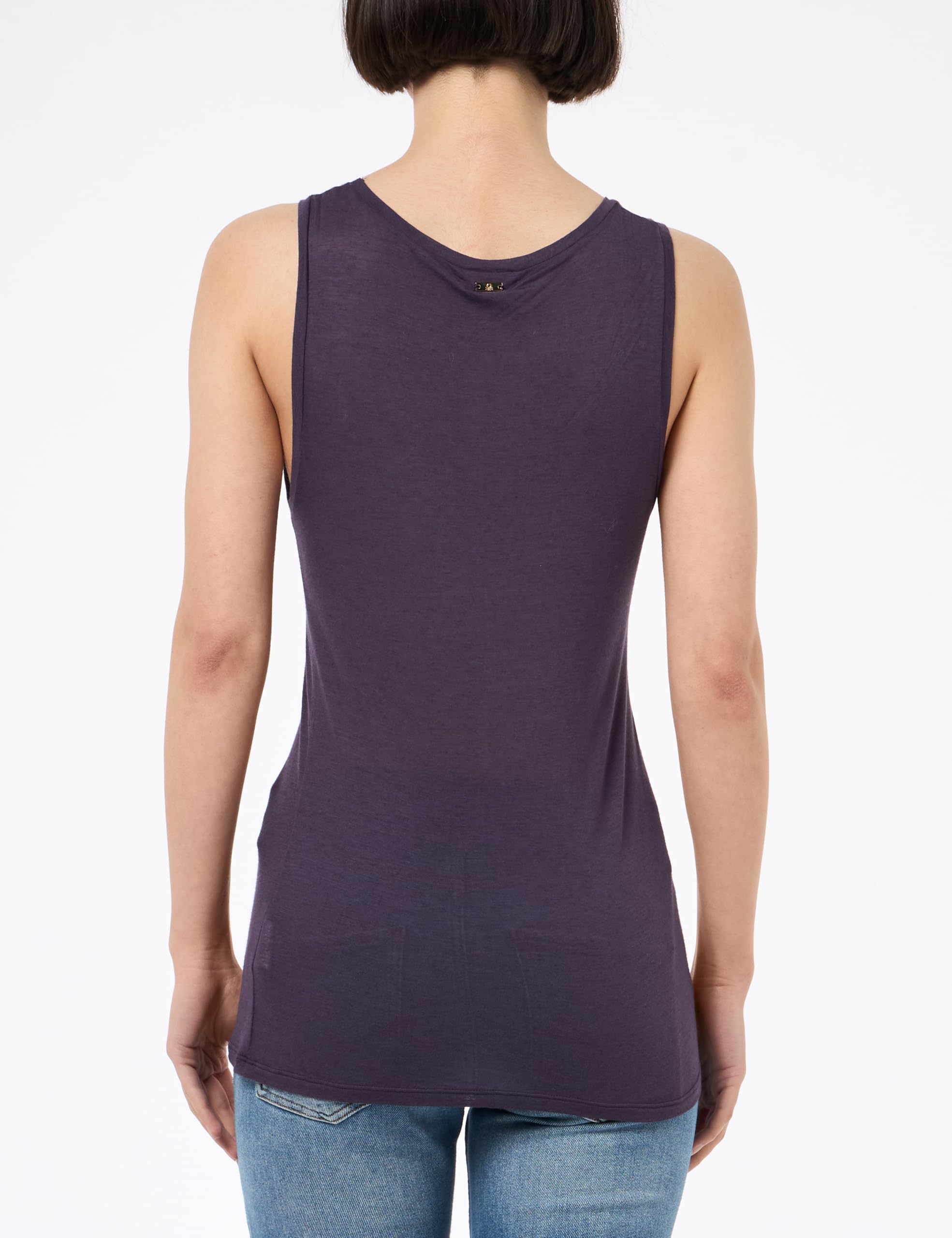 Benetton 3jib3h00d Canotta Donna Viscosa Lana Taglia L
