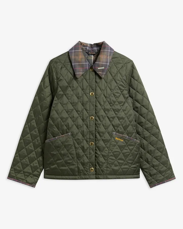 Barbour LQU1934 Liddesdale Giacca Trapuntata Olive Donna