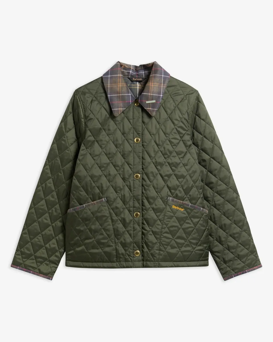 Barbour LQU1934 Liddesdale Giacca Trapuntata Olive Donna