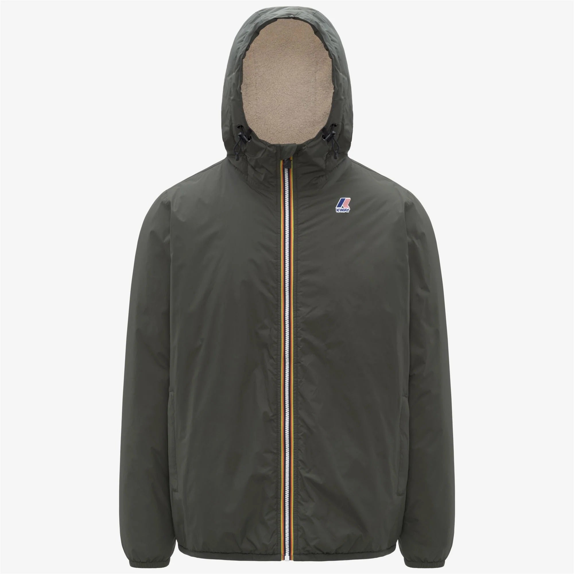 K-Way Le Vrai 4.0 Claude K21515W giacca uomo verde taglia M
