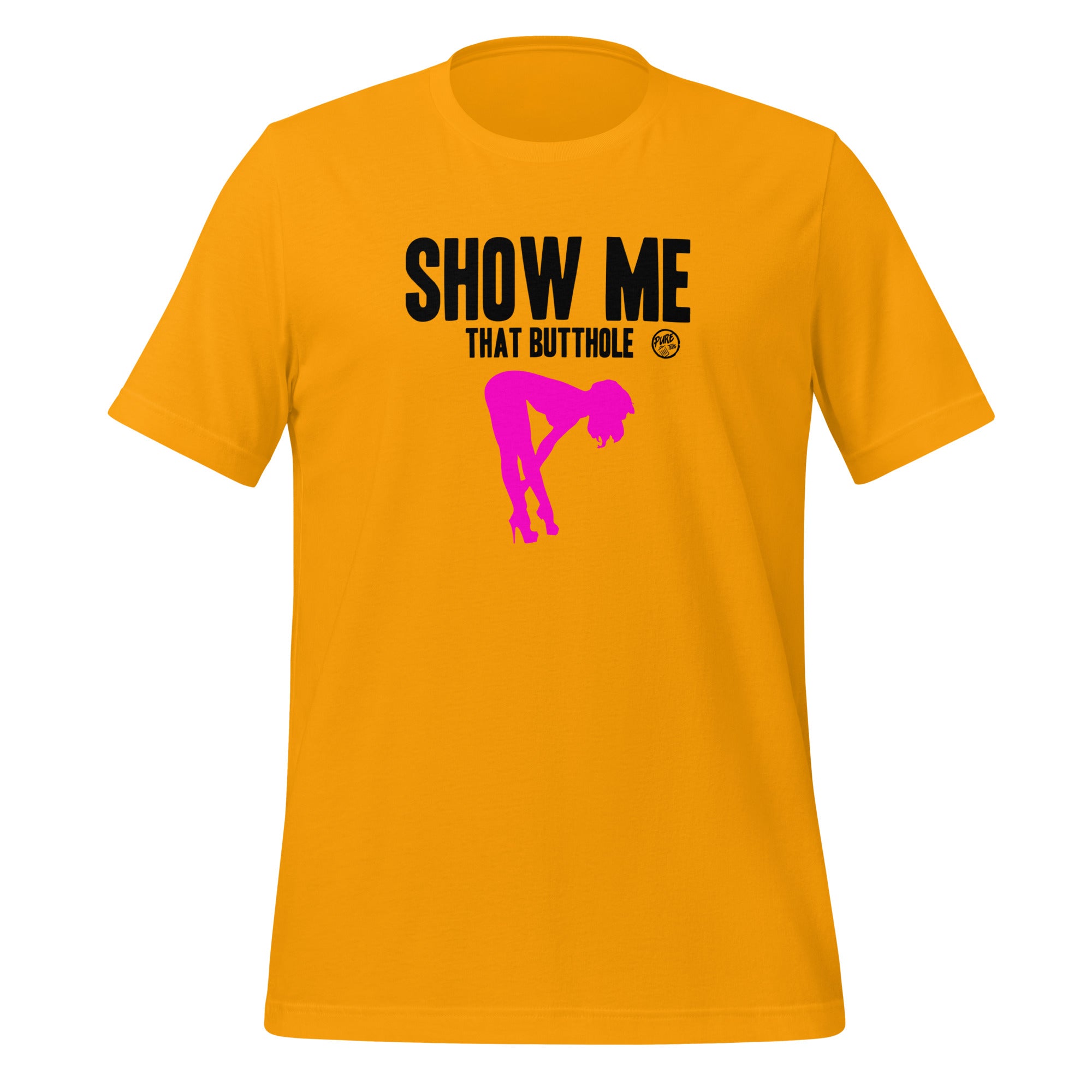 Pure Trash Show Me That Butthole t-shirt uomo verde
