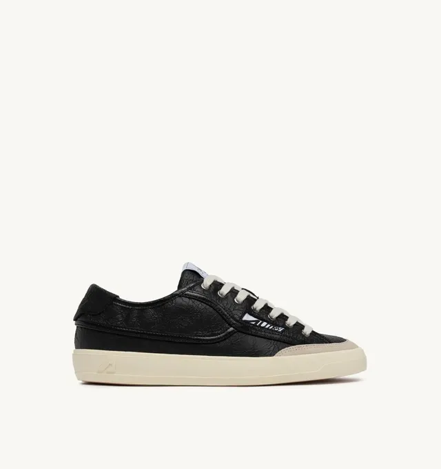 Autry Windscape Low SCLM Sneakers Pelle Nero Black Sand Uomo