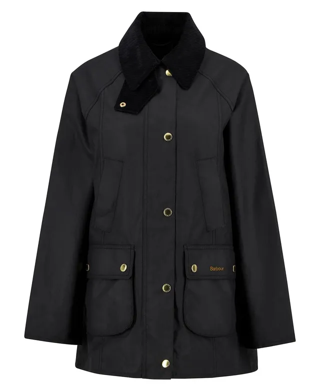 Barbour Modern Beadnell LWX1402 Giacca Donna Nero Cotone Cerato