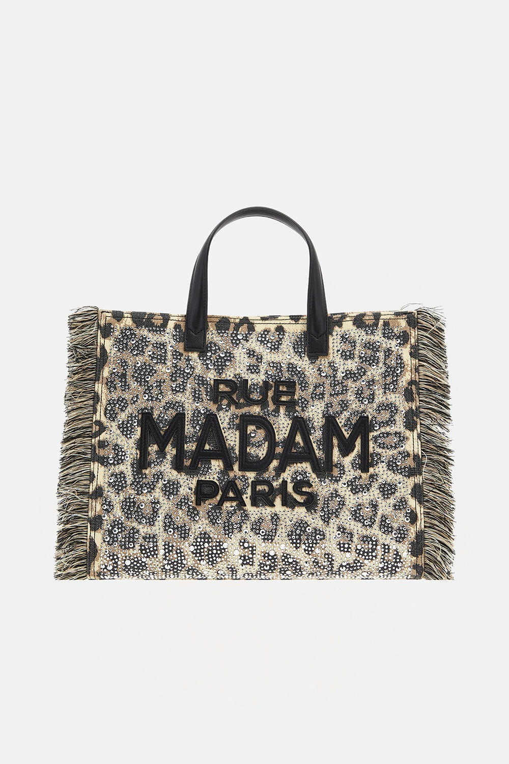 Rue Madam Casablanca 1528 tote bag leopard