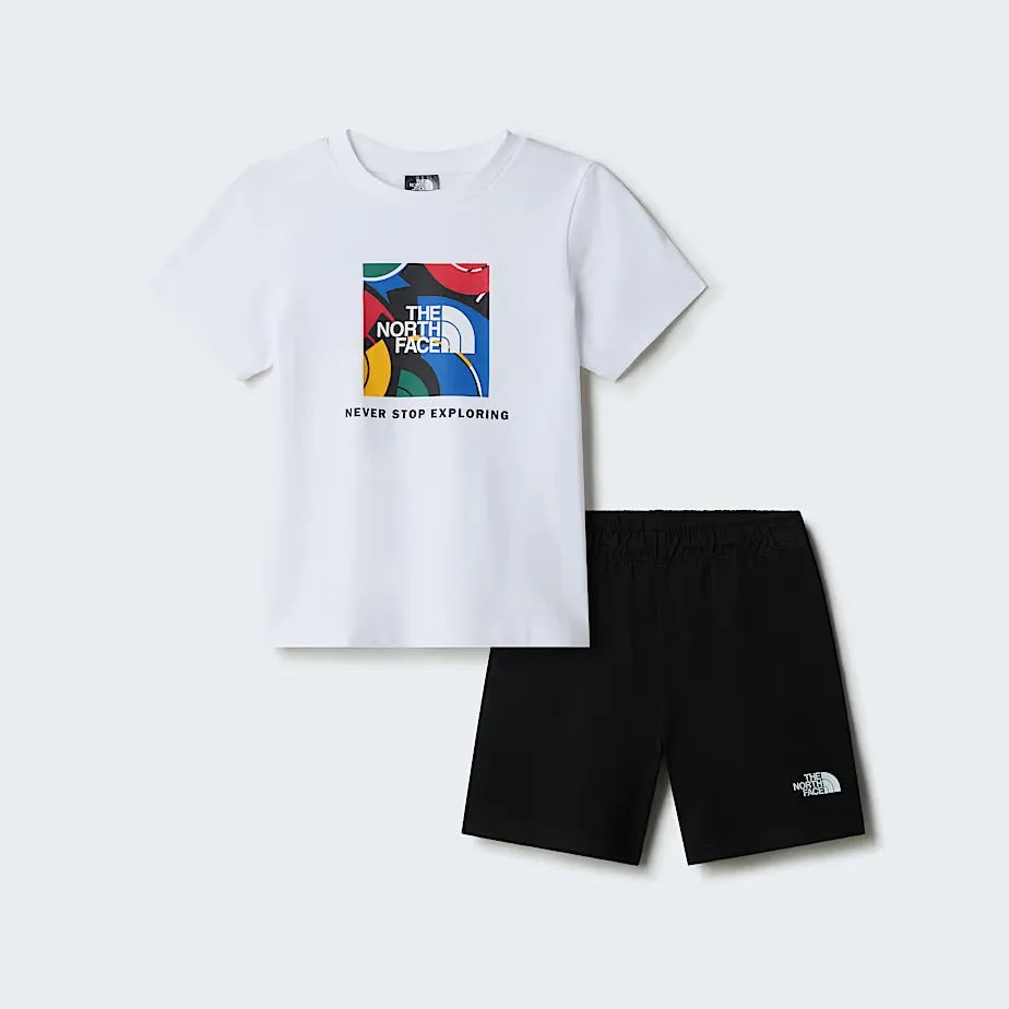 The North Face NSE Box Play NF0A8G1H set bambino bianco nero