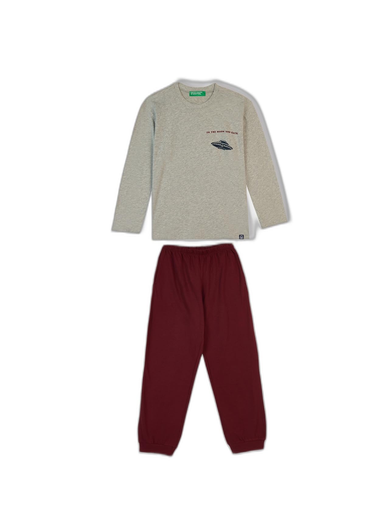 Benetton pigiama bambini cotone taglia XXS doppia grafica