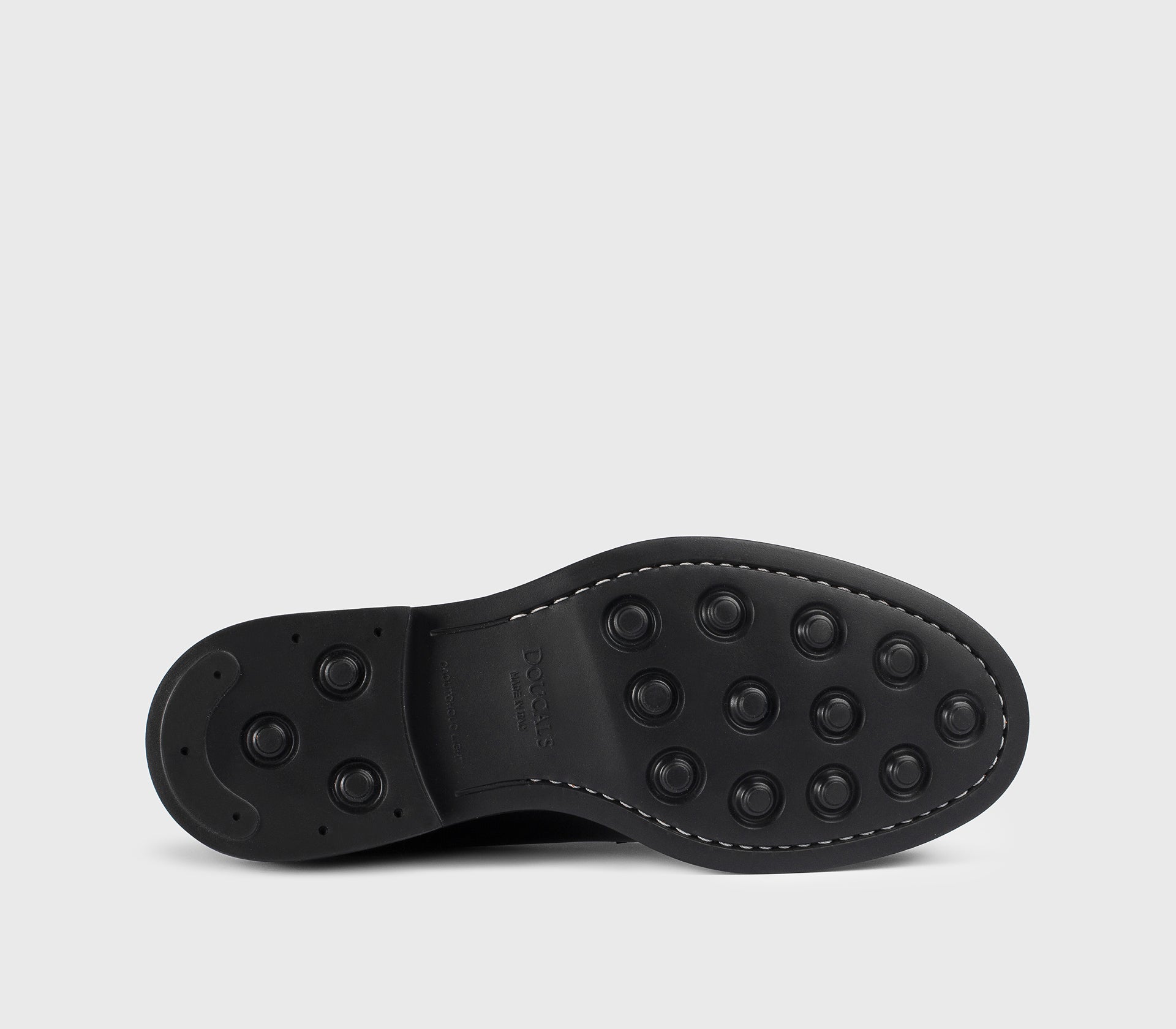 Doucal's DU1385BRUXUF007 derby nero pelle stringata