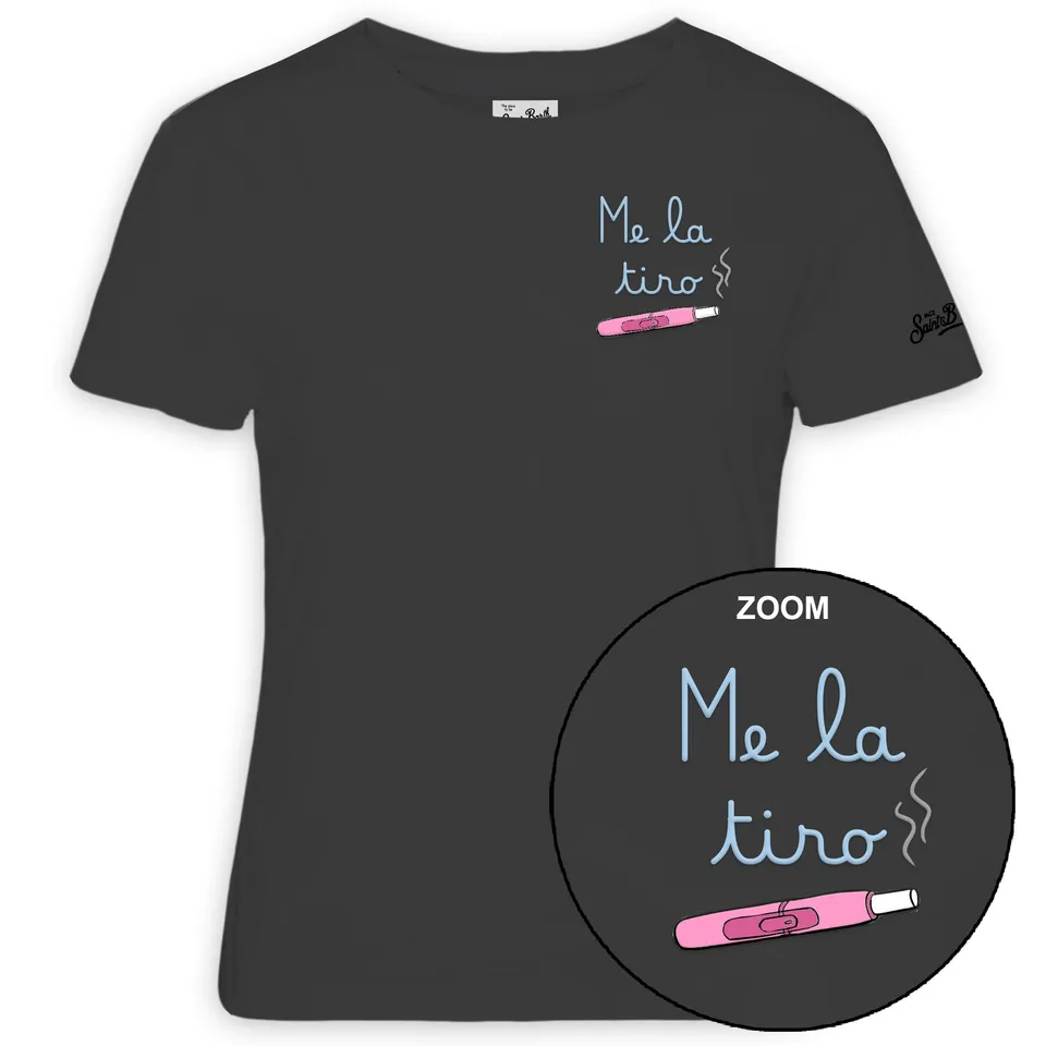 MC2 Saint Barth Emilie T-Shirt Donna Nero Me La Tiro