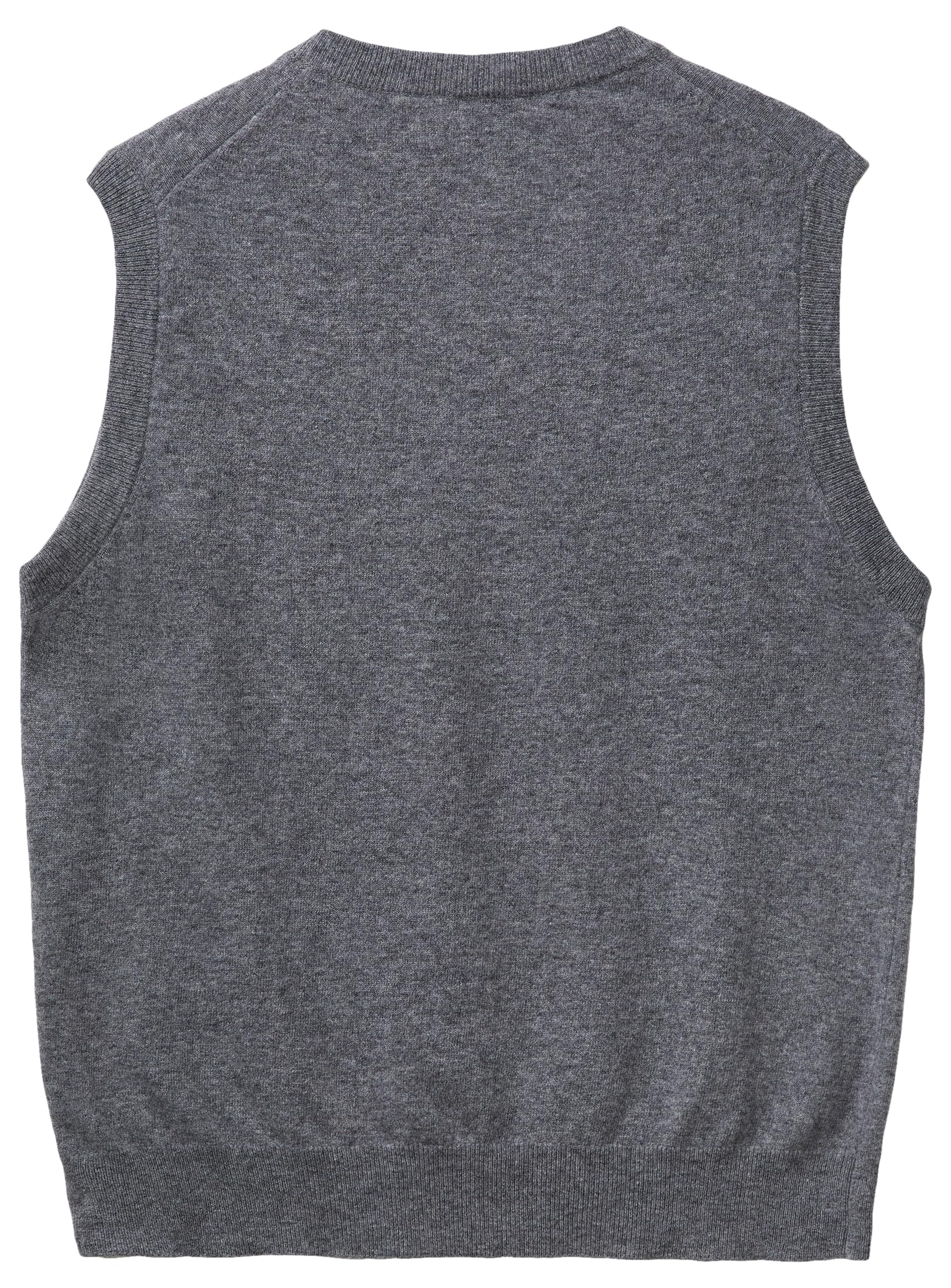 Benetton 1002u400l gilet uomo scollo V nero regular