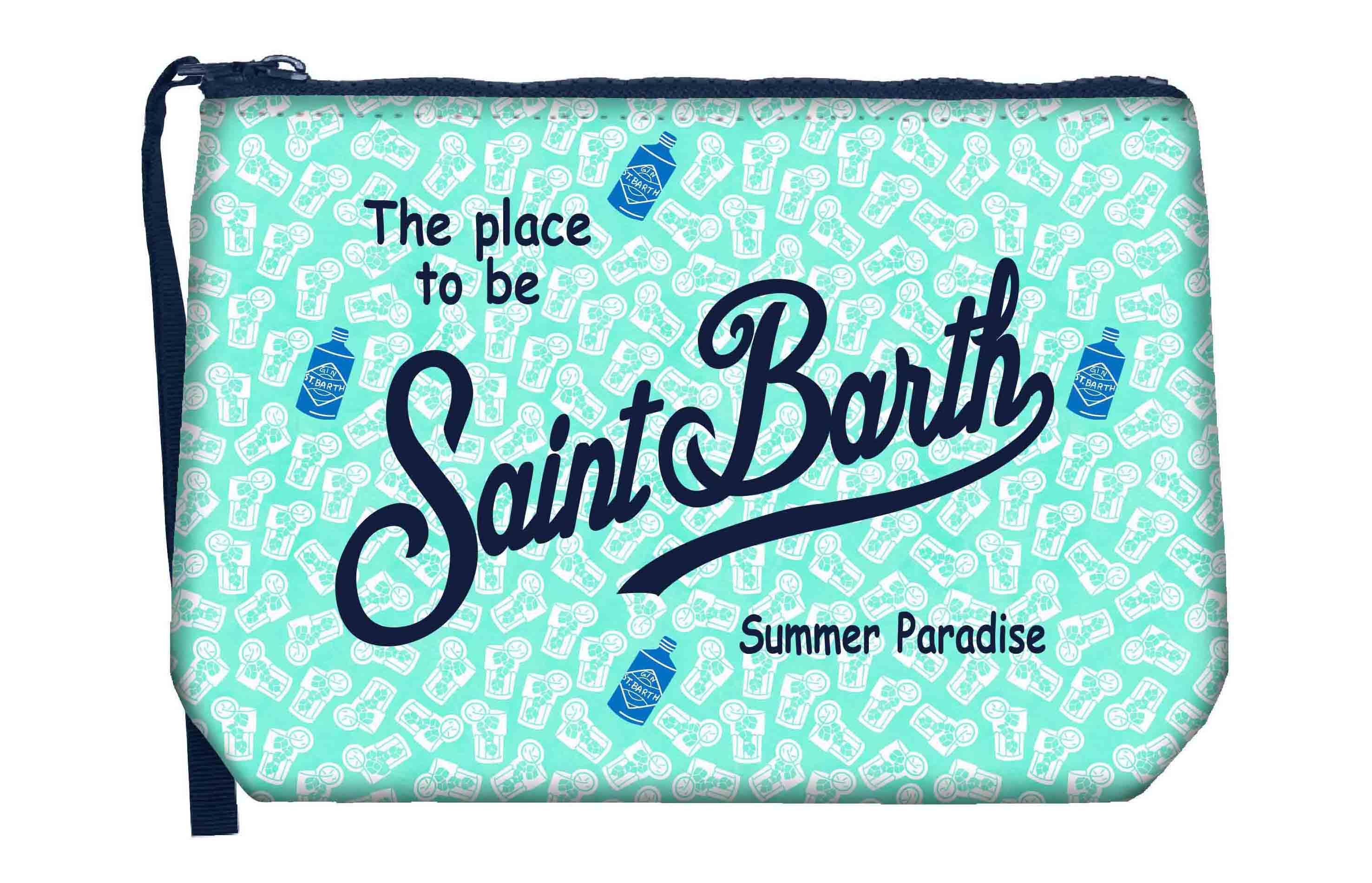 MC2 Saint Barth Aline 07699L pochette verde acqua scuba