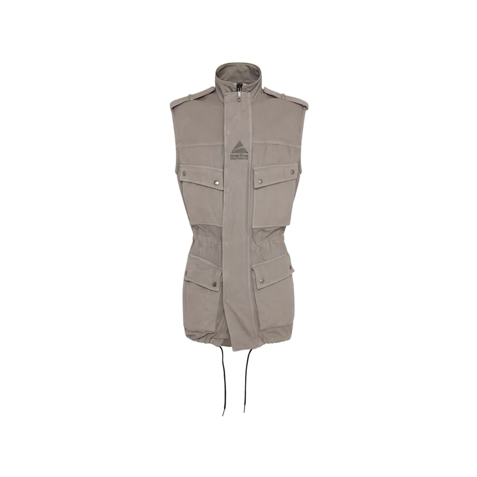 Martine Rose Field Gilet smanicato grigio cotone