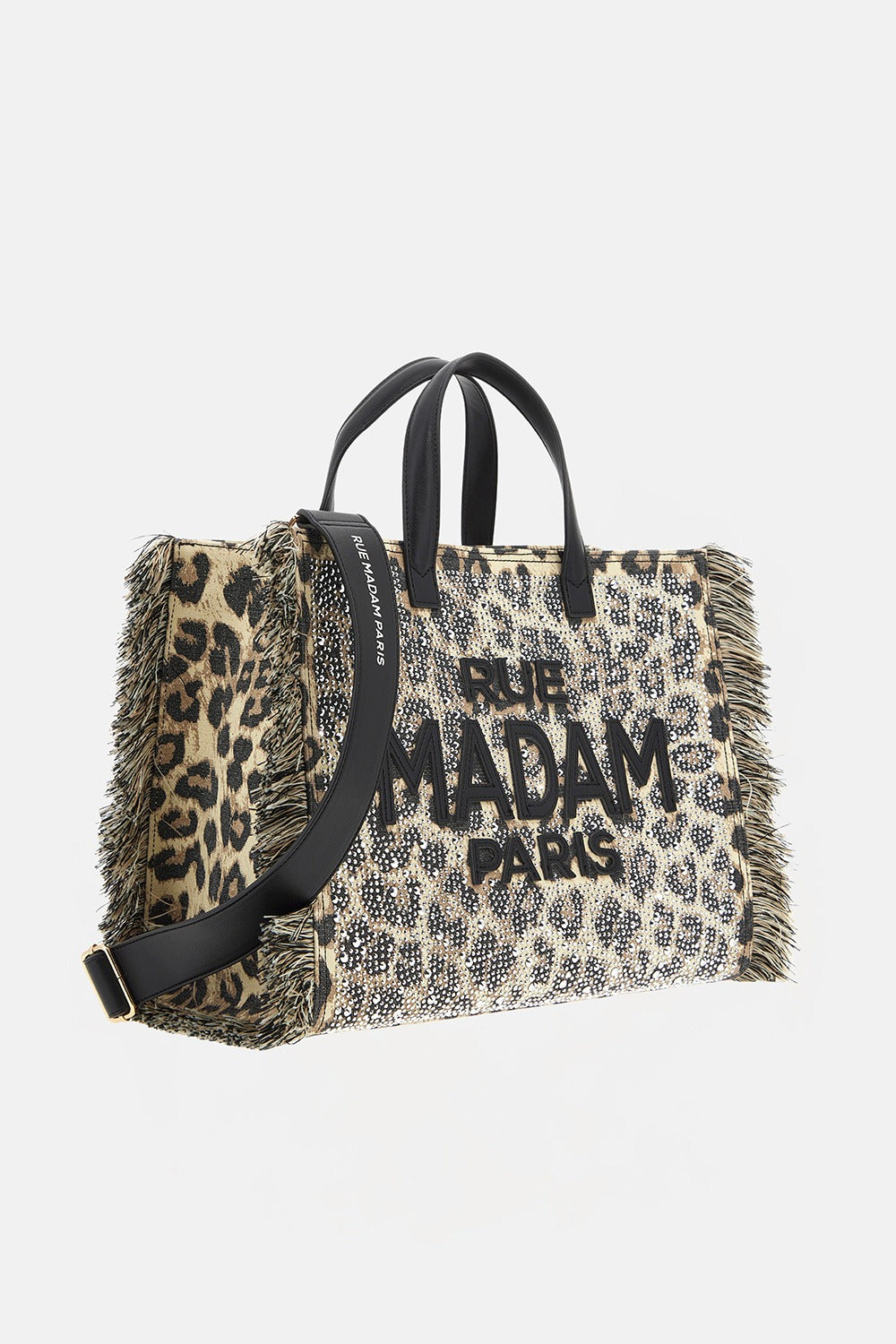 Rue Madam Casablanca 1528 tote bag leopard