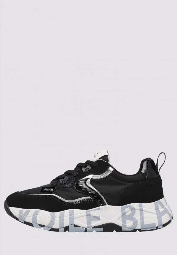 Voile Blanche Club 105 201747506 Sneaker Donna Nero Argento