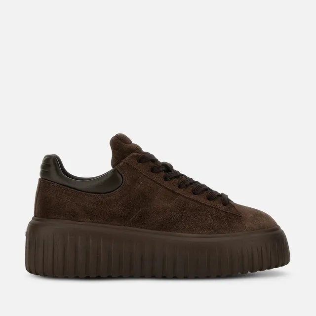 Hogan HXW6450FC6TPJ H-Stripes sneaker donna suede taglia 38