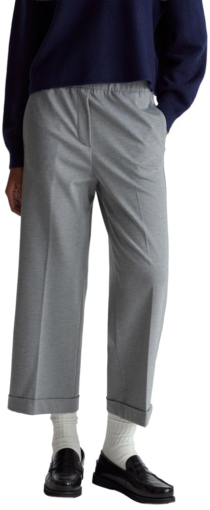 Benetton 47ckdf09y Pantalone Nero Gamba Dritta