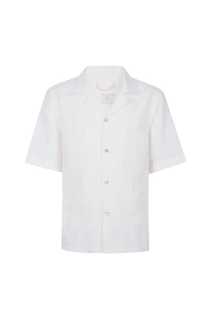 Eleventy M75CAMM08 Camicia Uomo Bianco Beige Cotone