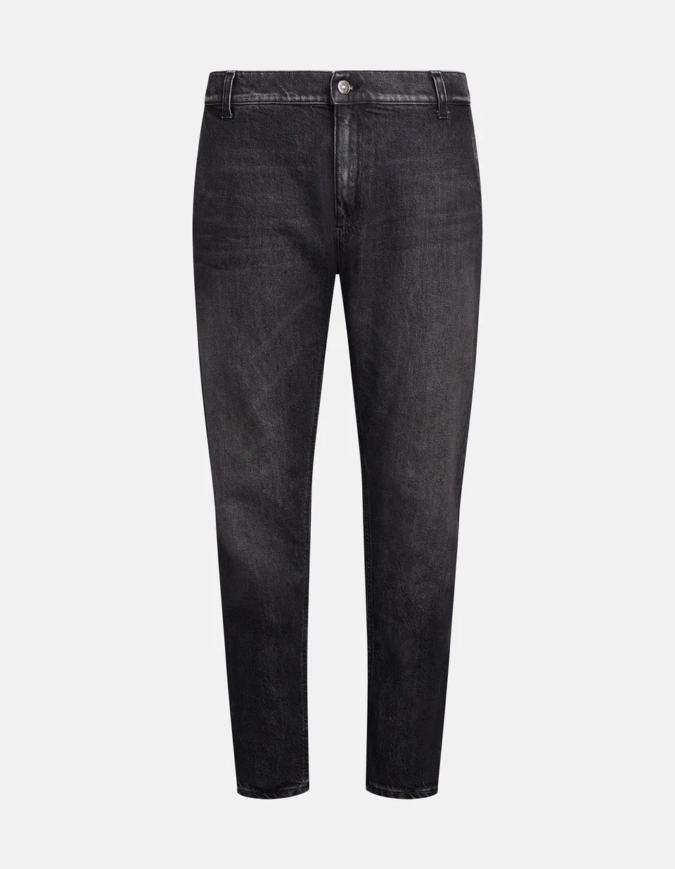 Dondup Jeff UP641 Jeans Nero Carrot Denim Cotone Uomo