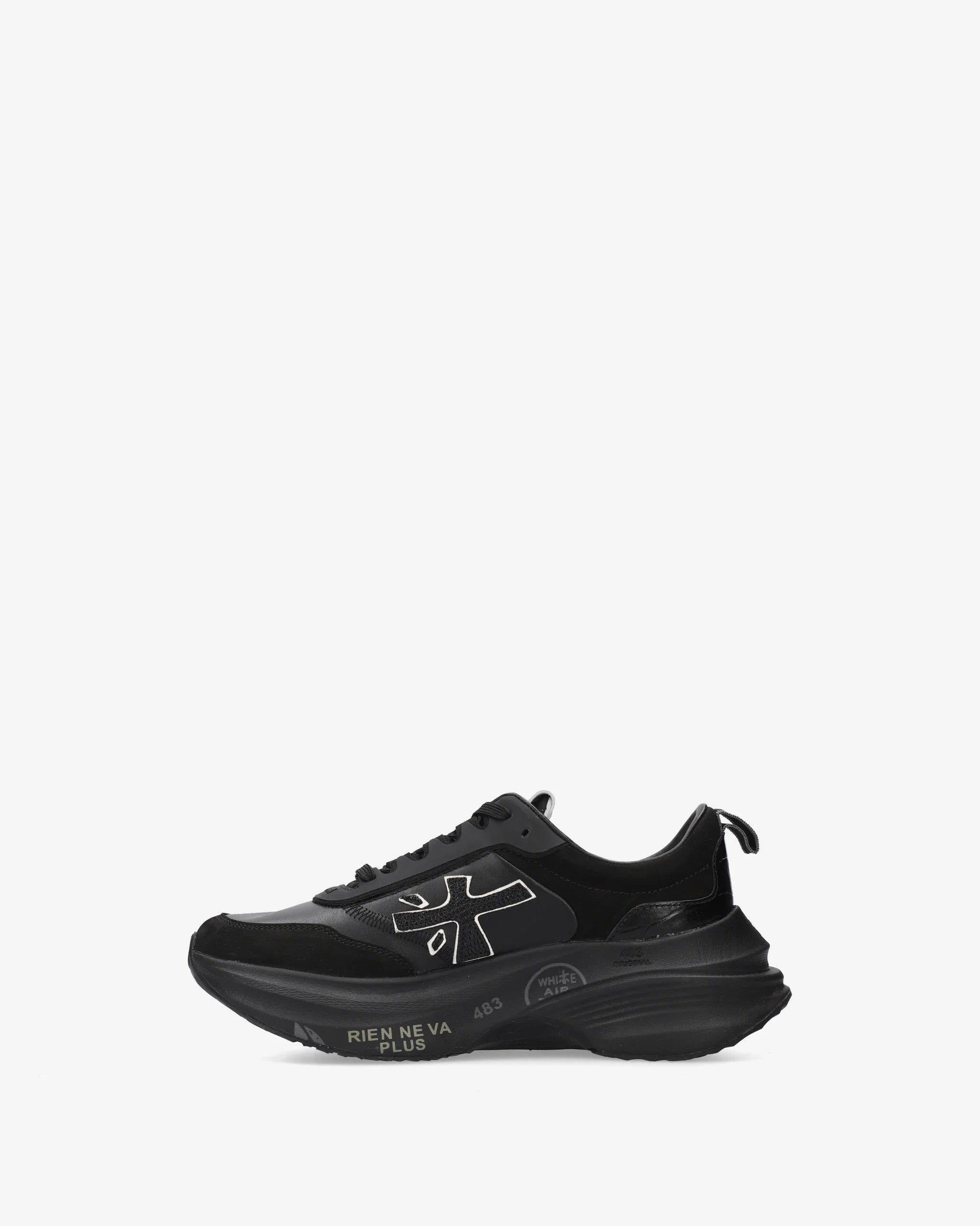 Premiata Hill 7905 Sneaker Nero Pelle Donna