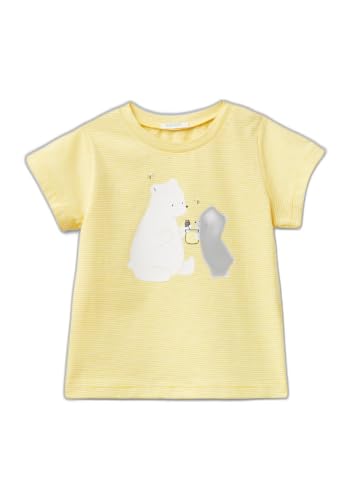 Benetton T-Shirt Bimbo Verde 903 in Cotone con Stampa