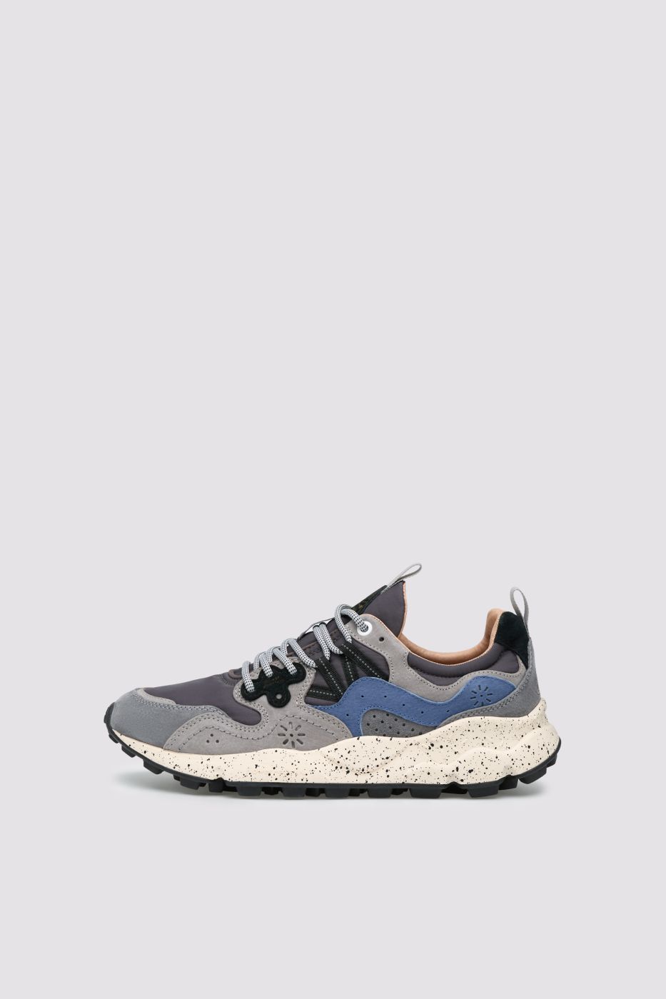 Flower Mountain Yamano 3 Sneaker Uomo Grigio Scuro Suede