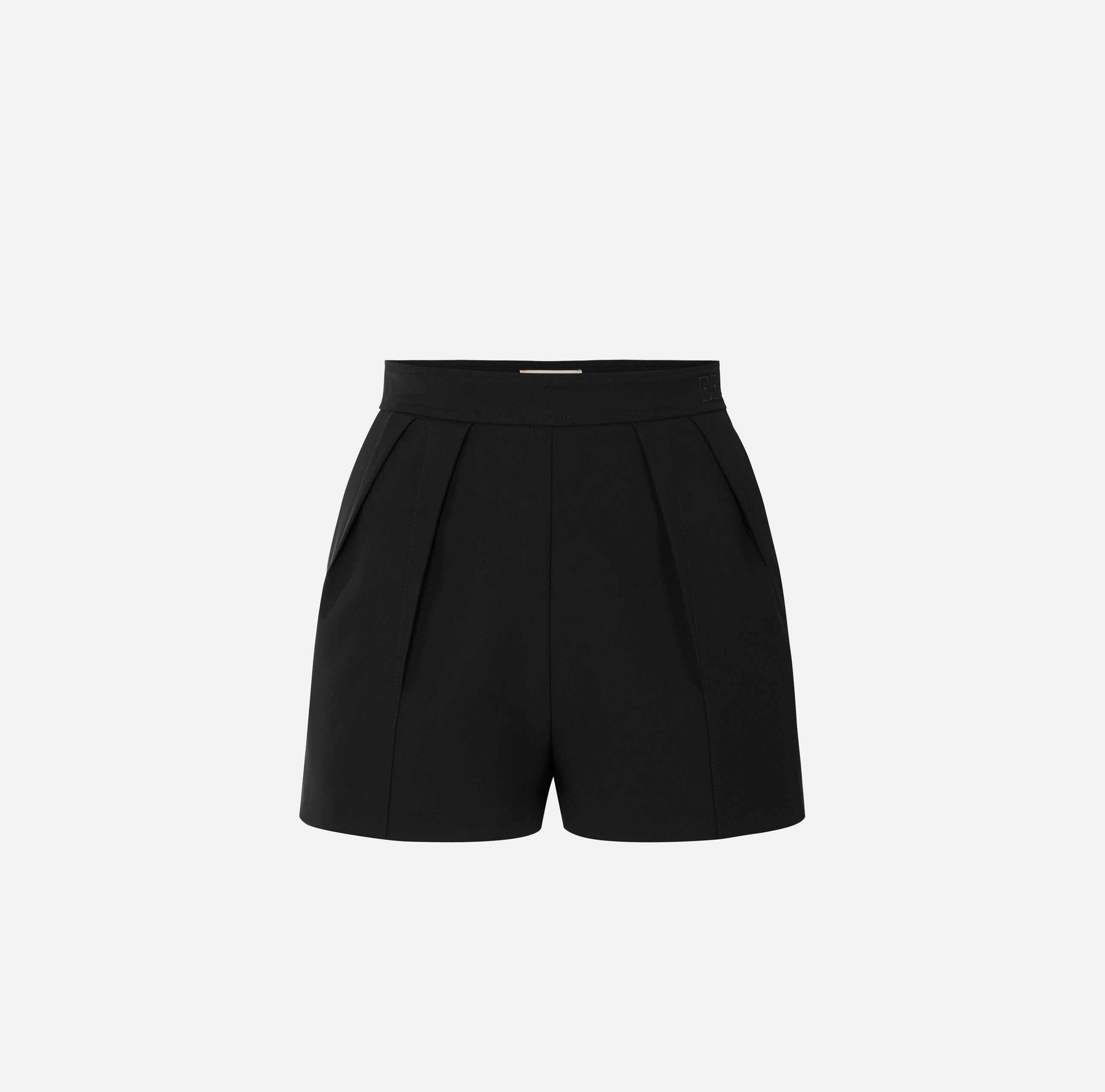 Elisabetta Franchi SH01062E2 shorts donna nero crepe