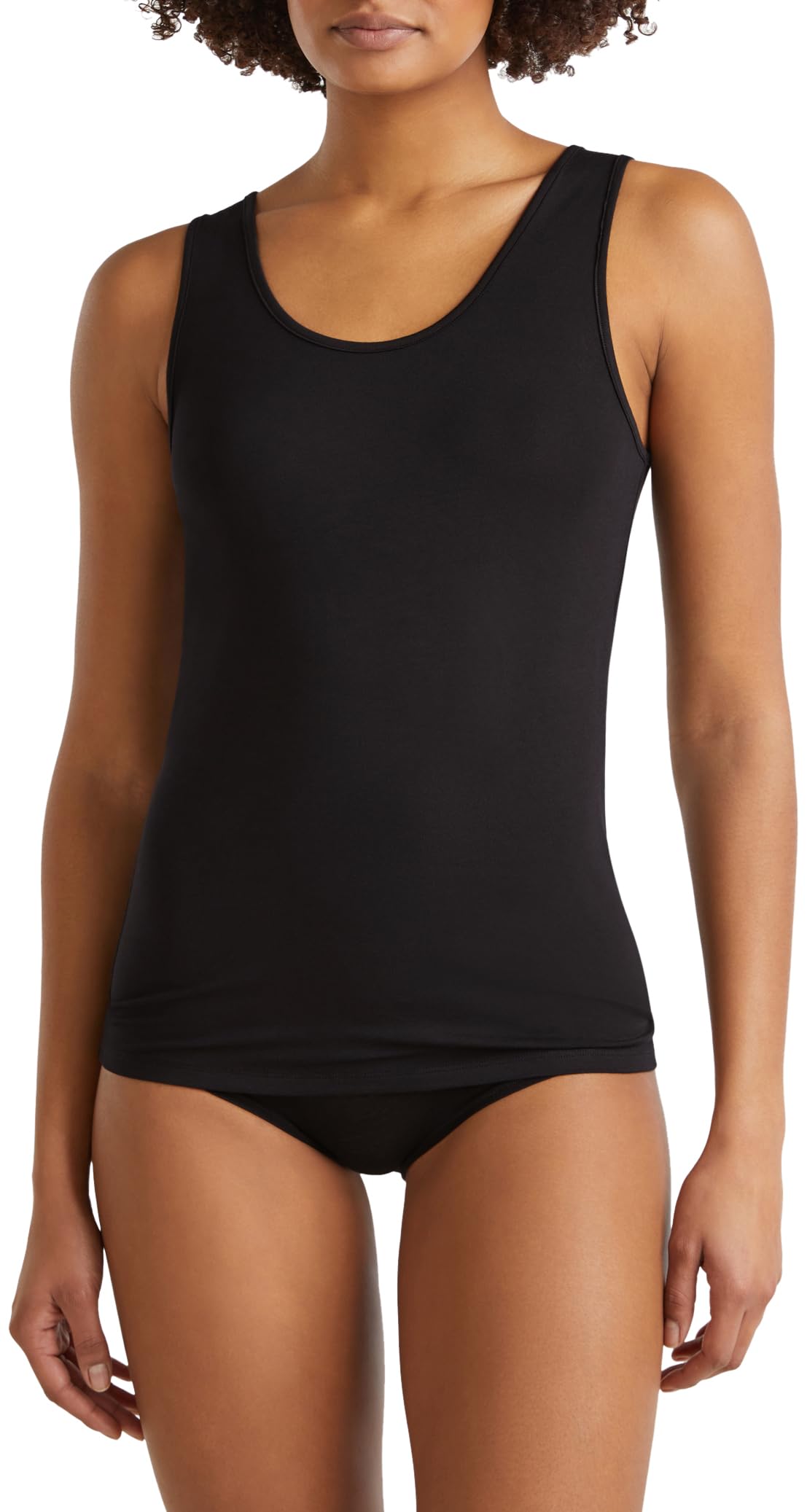 United Colors of Benetton Canotta Donna Modal Spalla Larga Logo