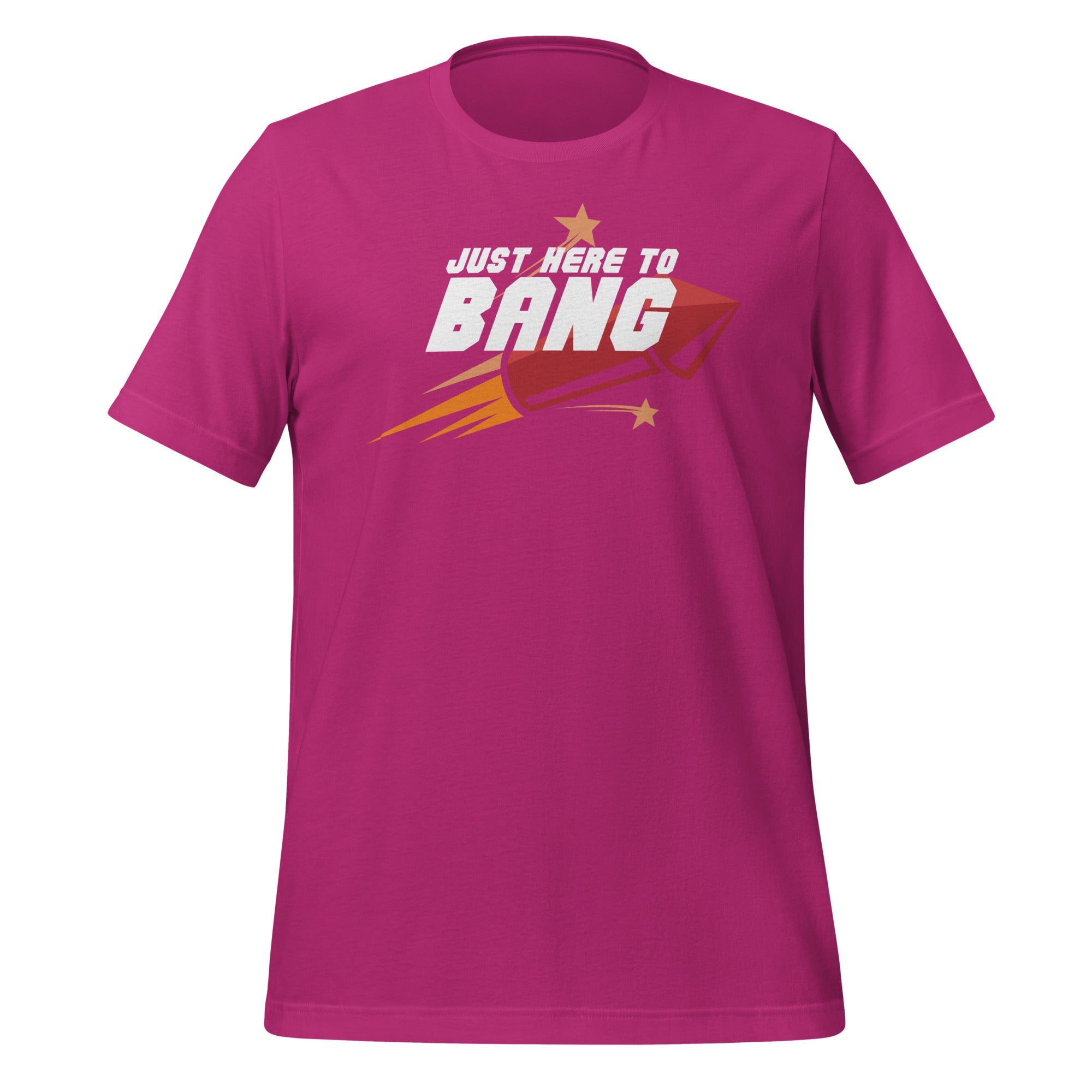 Pure Trash Just Here To Bang T-shirt uomo cotone Black Heather