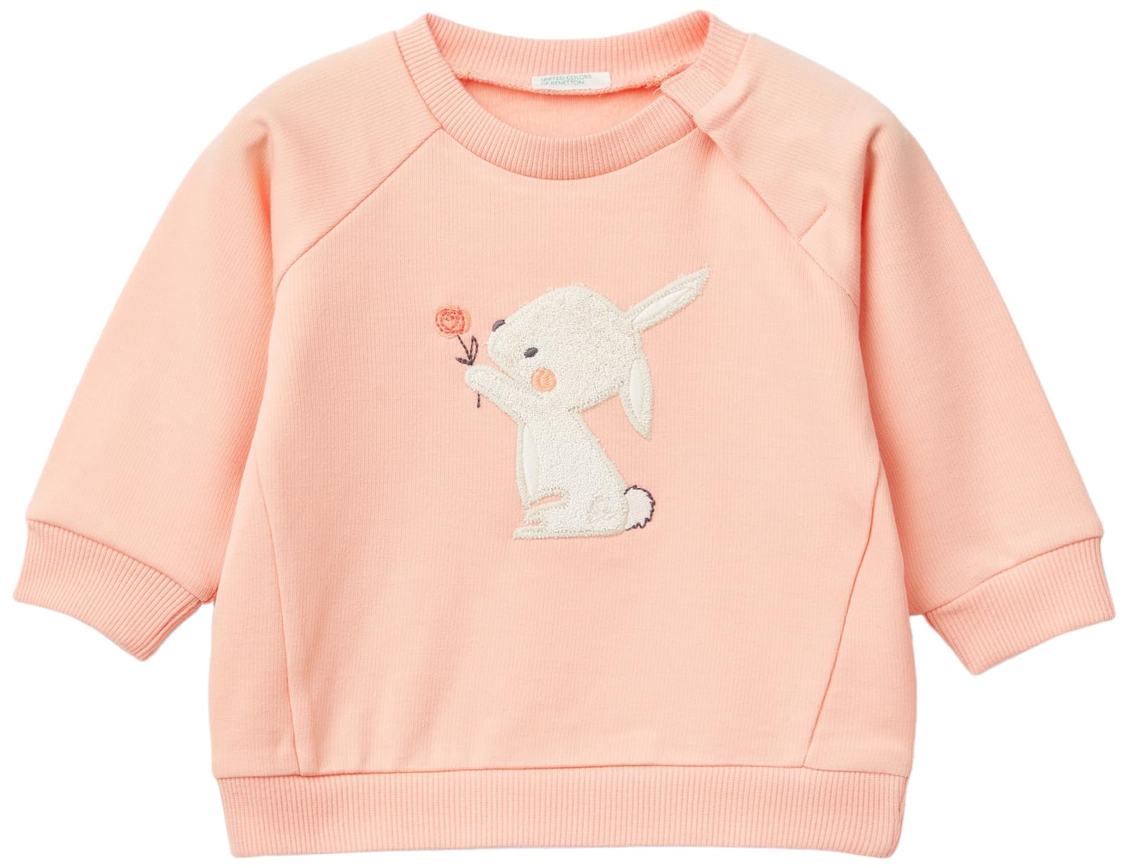 Benetton 36mja105g felpa cappuccio bimbo calda