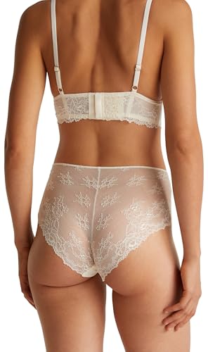 Benetton Culotte 3LEG1S02I Microfibra Beige Pizzo Donna XS