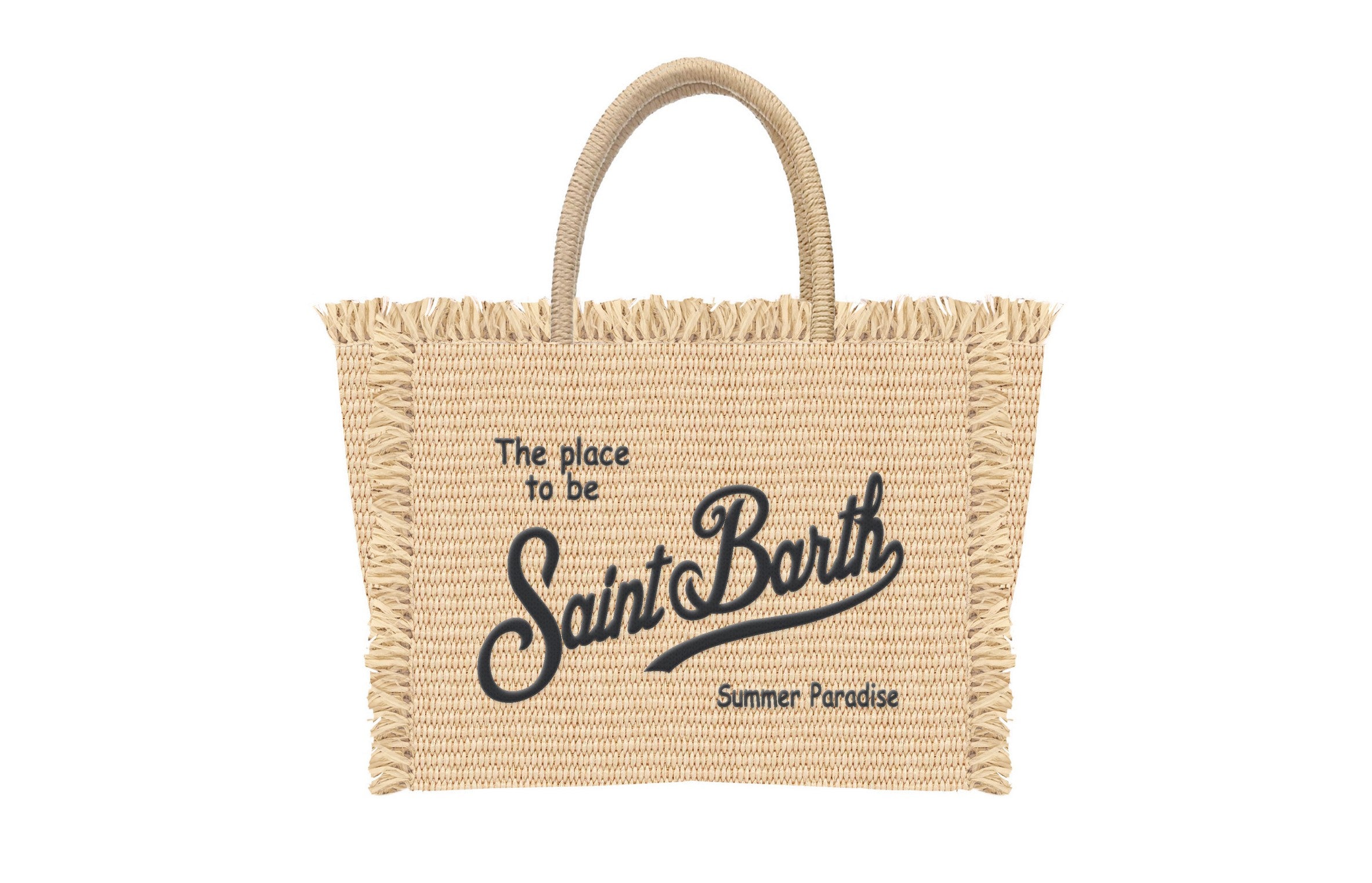 MC2 Saint Barth Vanity Micro Straw 00421L Borsa Beige