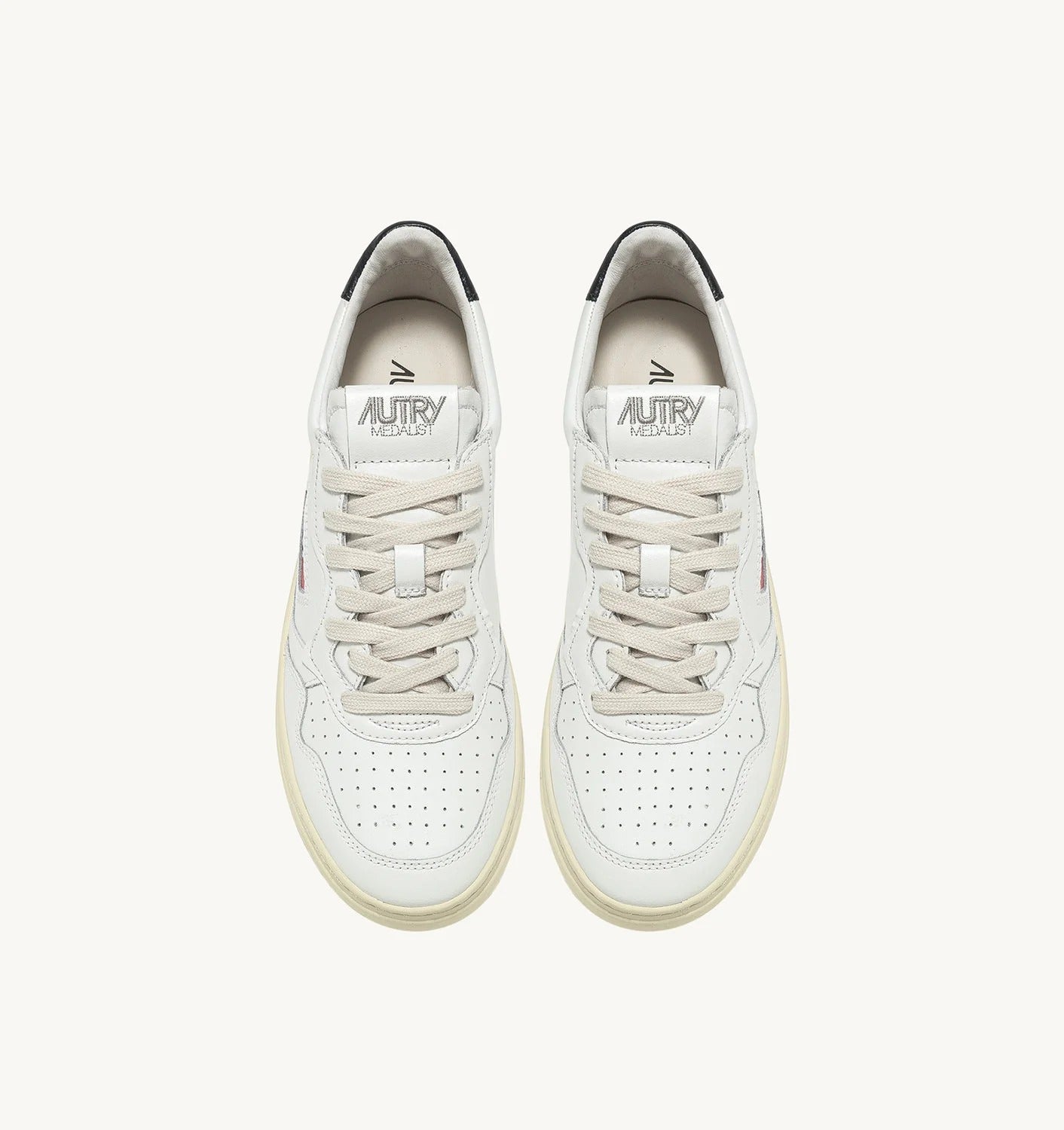 Autry Medalist Low AULM-LL22 Sneakers Bianche Nero