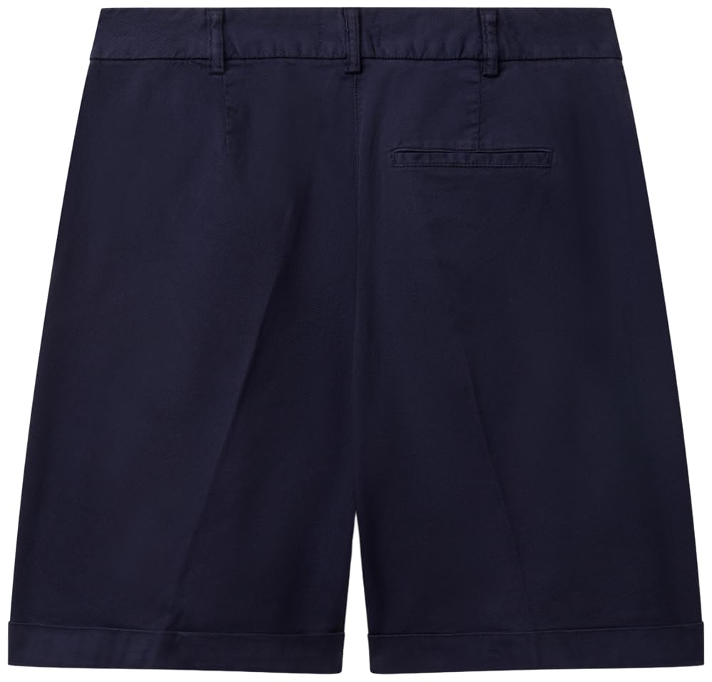 Benetton 4CDRD901W Bermuda Donna Blu 36 Cotone