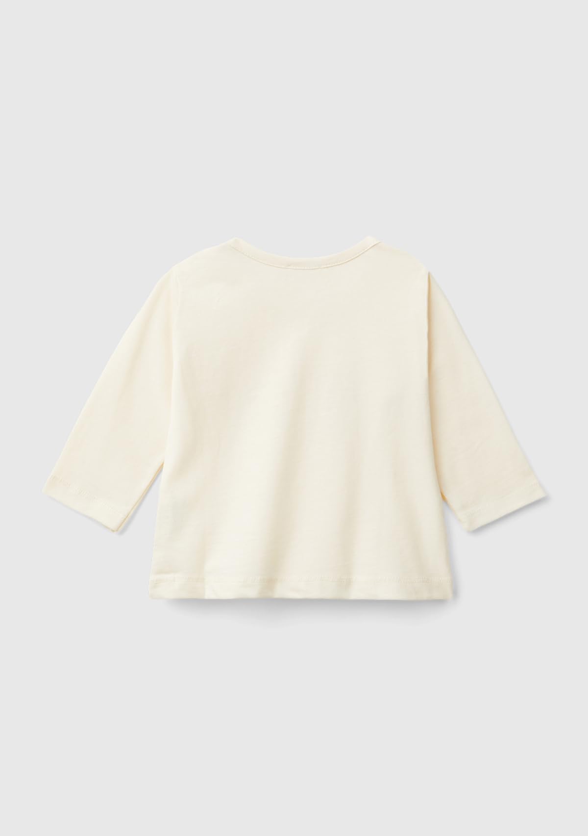 Benetton T-Shirt M/L Maglietta Neonato Cotone Organico