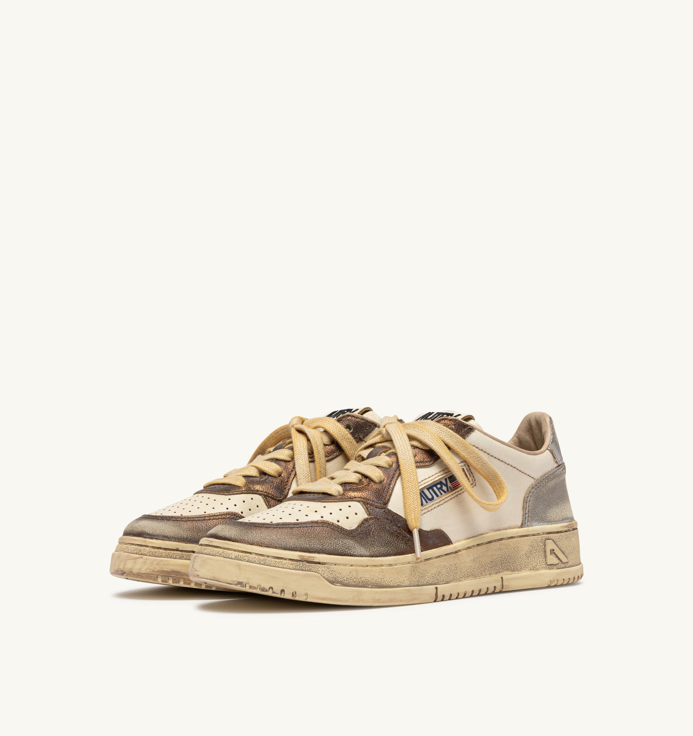 Autry Medalist AVLM-MT08 sneakers uomo chocolate silver