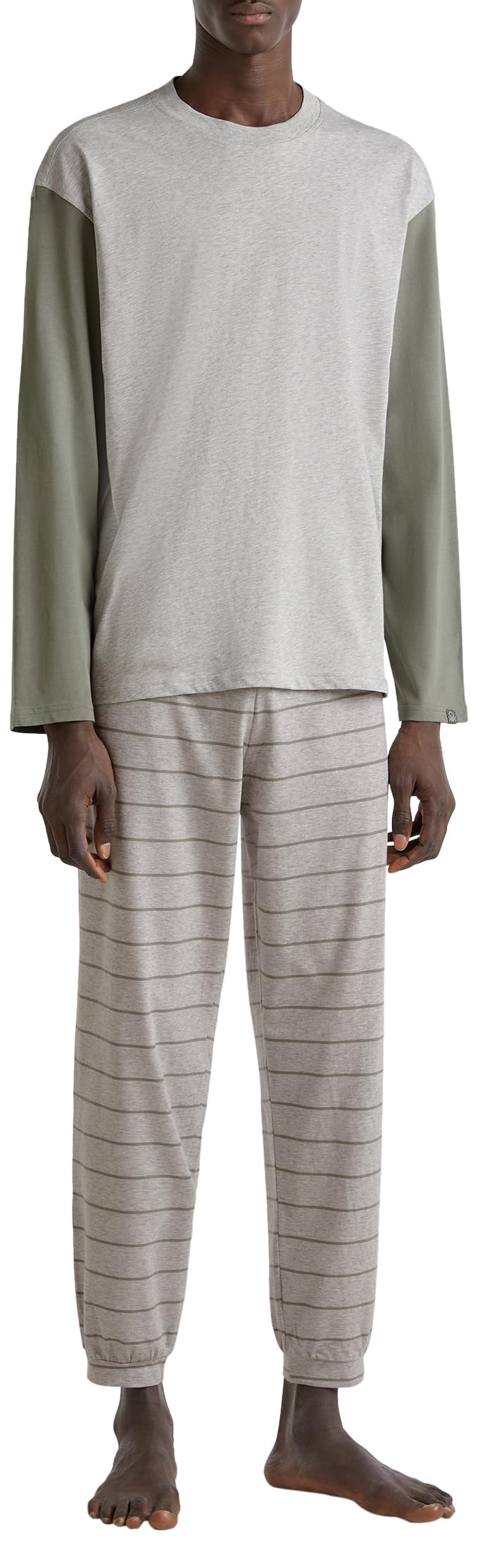 United Colors of Benetton 30964p02u pigiama uomo M grigio