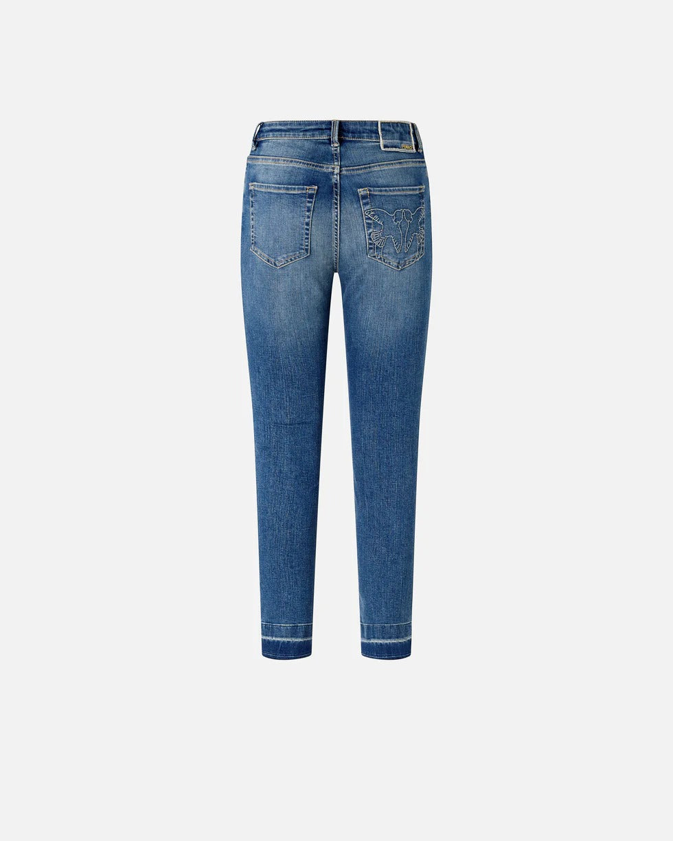 Pinko Sabrina Skinny Jeans Donna Blu Scuro