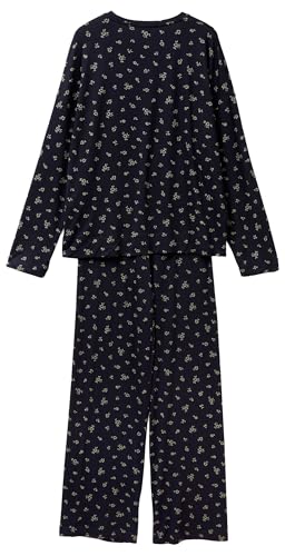 Benetton Pigiama Donna Viscosa All Over Taglia M
