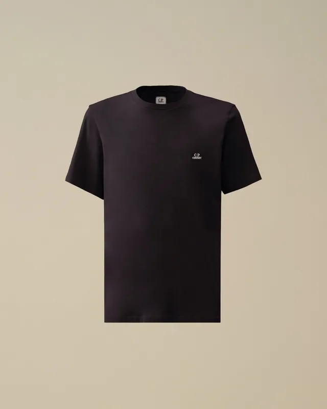 C.P. Company 30/1 Jersey t-shirt Total Eclipse cotone