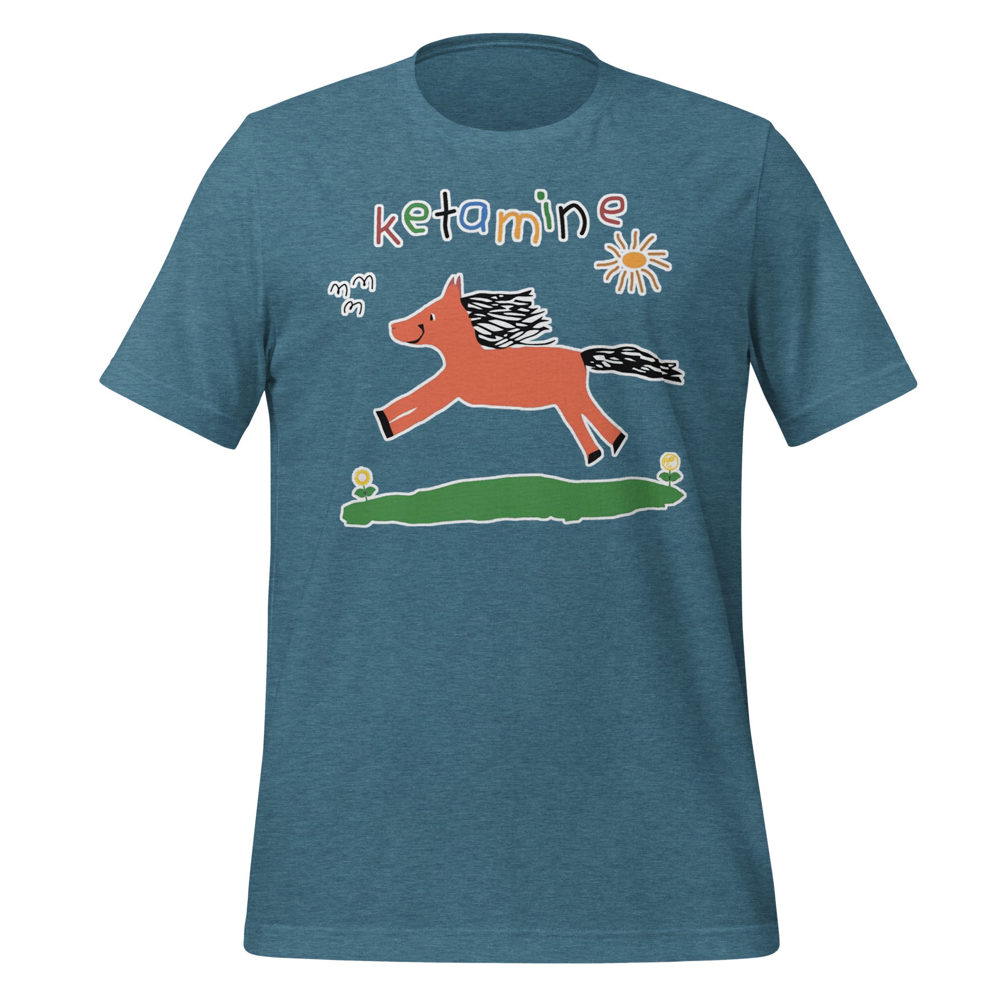 Pure Trash Ketamine t-shirt uomo nera cotone