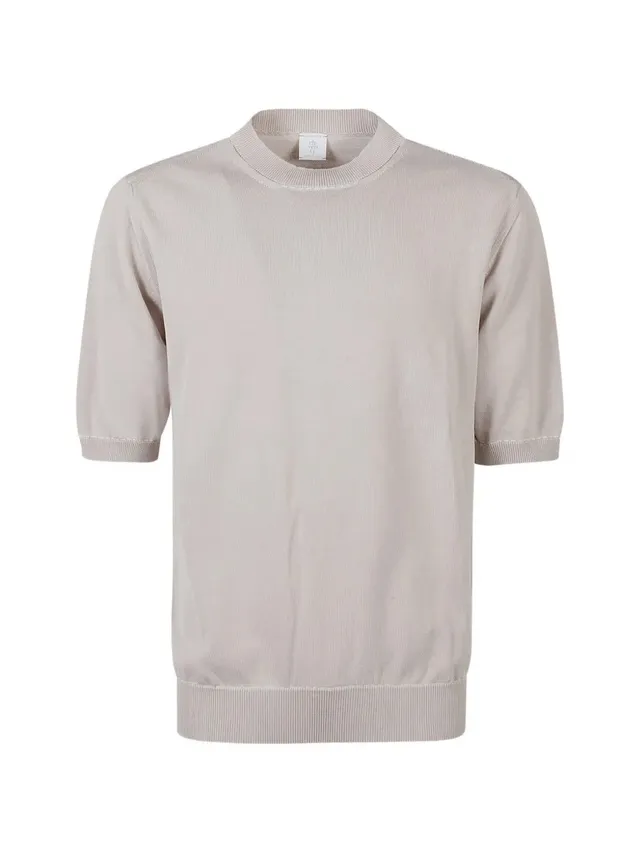 Eleventy M76MAGM2702 Maglia Uomo Beige Fresco Cotone